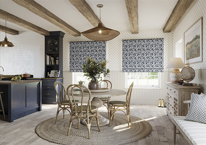 Plum Sketch, Misted - Roman Blind - Image 6